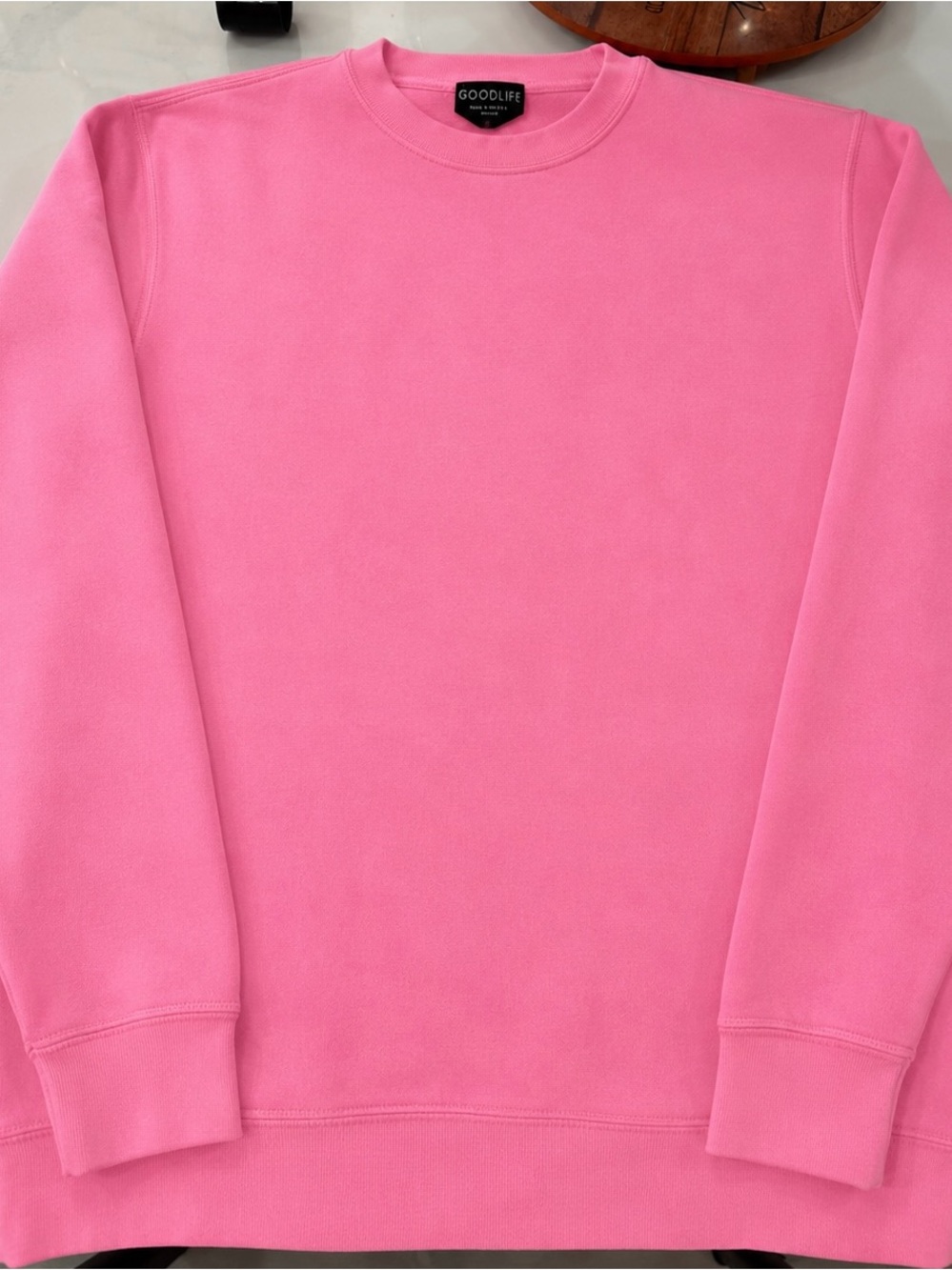 Goodlife Bubblegum Pink Terry Sweatshirt